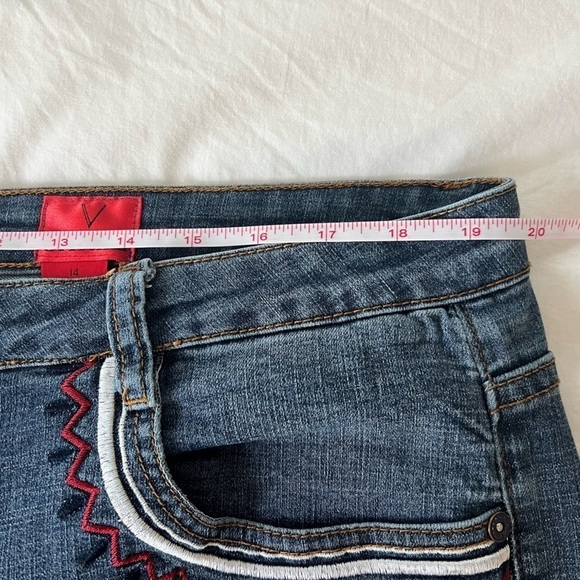 V Christina embroidered jeans size 14 - Picture 5 of 8